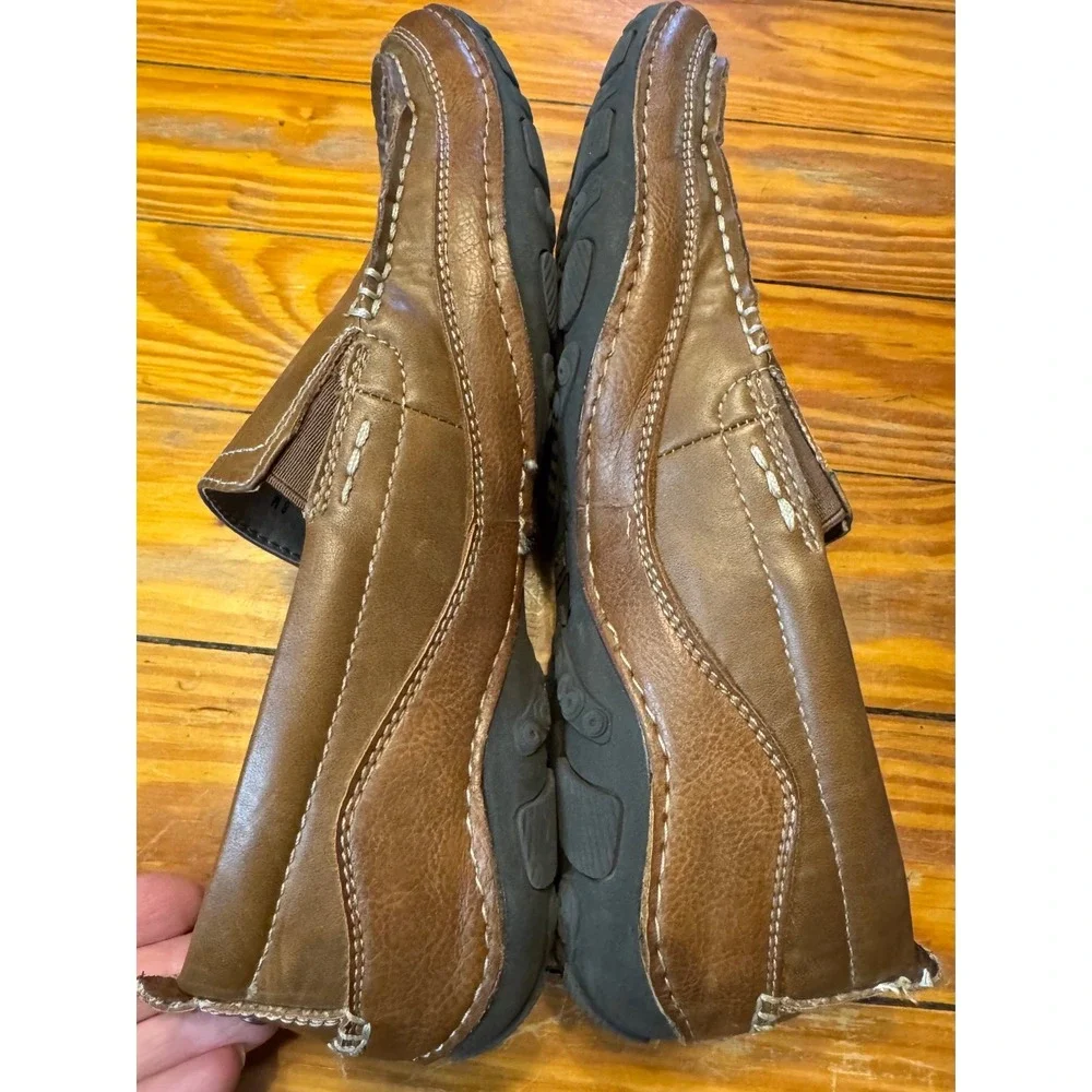 GBX Memory Foam‎ Leather Slip-On Shoes Size 8